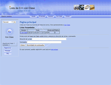 Tablet Screenshot of listas.conclase.net
