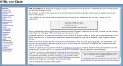 Desktop Screenshot of html.conclase.net