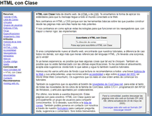 Tablet Screenshot of html.conclase.net